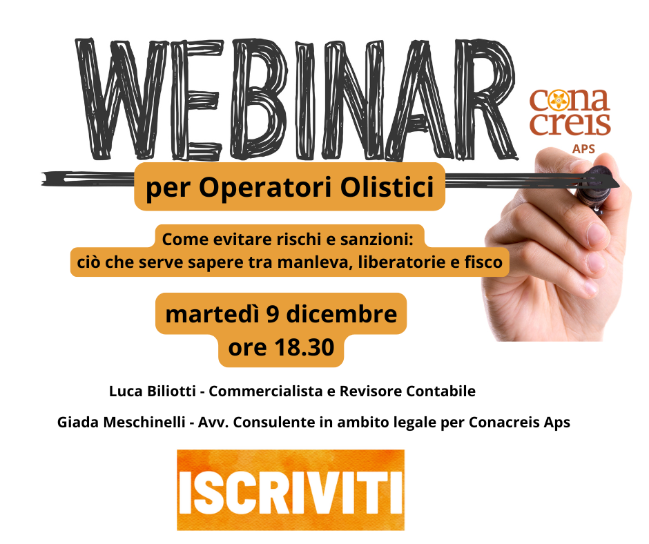 Webinar Operatori Olistici 2025